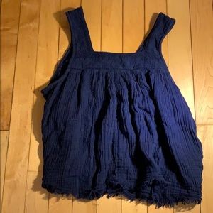 Navy blue tank top/T-Shirt
